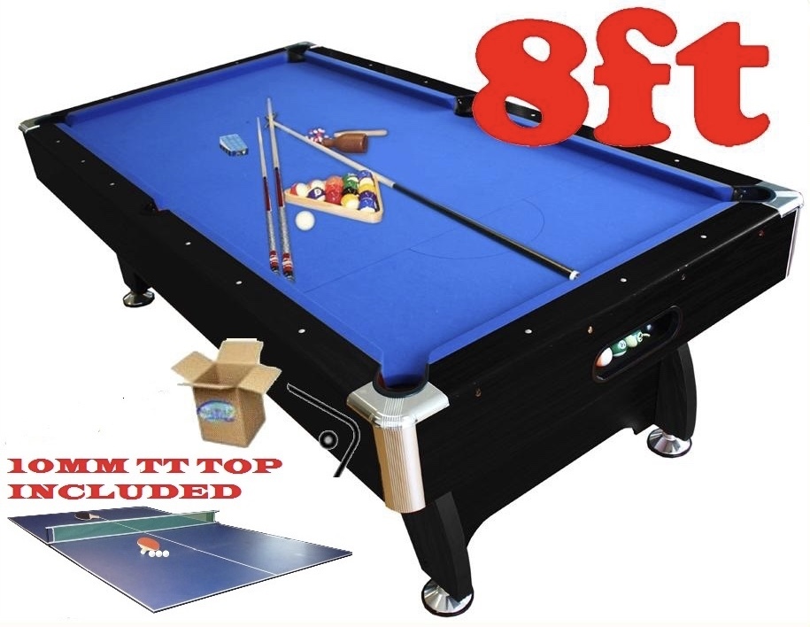 Pool Table 8ft Snooker Billiard, What Is A Pub Size Pool Table