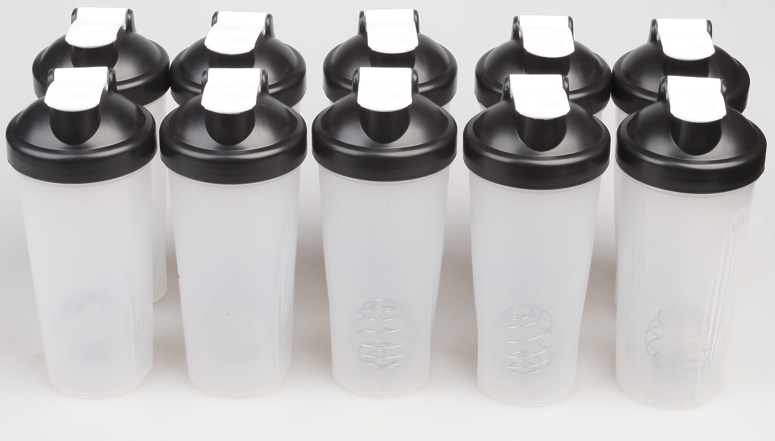 Shaker Bottles – 10 Pack – Fitnessau